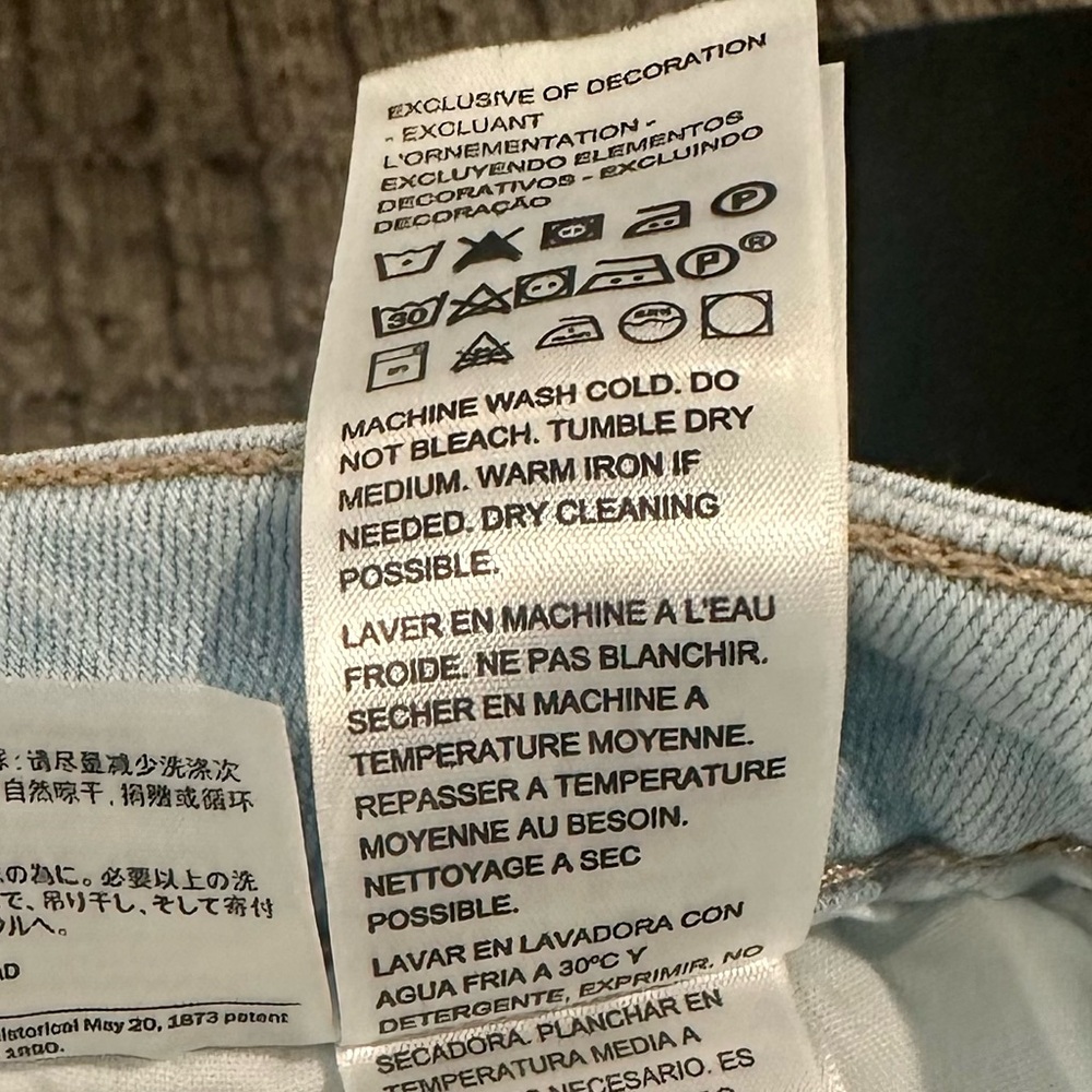 Levi’s 721 HIGH RISE SKINNY WOMEN'S JEANS Size 28 - Picture 14 of 14